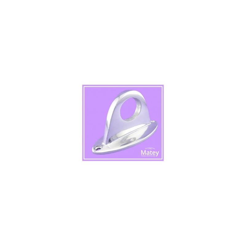 SOPORTE ALUMINIO TORTUGA PARA TUBO DE 38 MM.