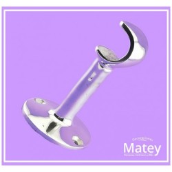 SOPORTE DE ALUMINIO REFORZADO PARA CORTINA DE OJILLO.