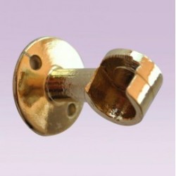 Soporte dorado intermedio derecho para tubo de 13 mm