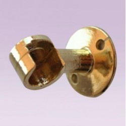 Soporte dorado intermedio izquierdo para tubo de 13 mm