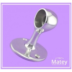 SOPORTE LATERAL PASAMANO DE ALUMINIO PARA TUBO DE 1 1/4.