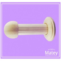 CHAPETON BOLA EN MADERA COLOR MAPLE.