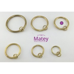 ARGOLLA DE 45 MM COLOR ORO.