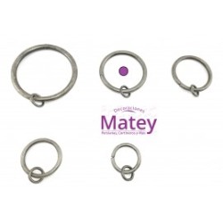 ARGOLLA DE 45 MM COLOR NIQUEL ESPECIAL.