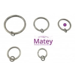 ARGOLLA DE 40 MM COLOR NIQUEL ESPECIAL.