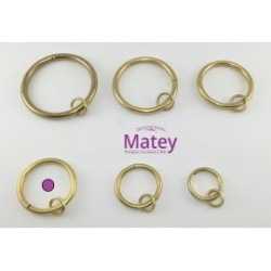 ARGOLLA DE 40 MM COLOR ORO.