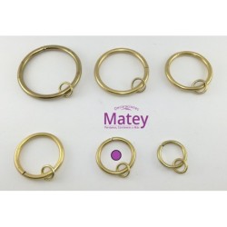 ARGOLLA DE 33 MM COLOR ORO.