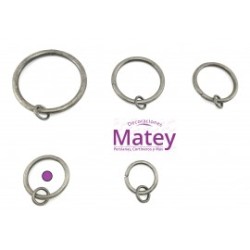 ARGOLLA DE 33 MM COLOR NIQUEL ESPECIAL.