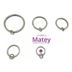 ARGOLLA DE 25 MM COLOR NIQUEL ESPECIAL.