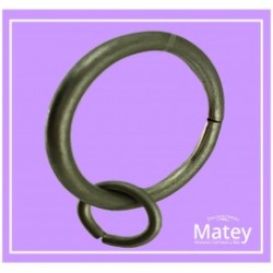 ARGOLLA DE ALAMBRE DE ACERO DE 53MM COLOR ORO VIEJO PARA TUBO DE 32MM