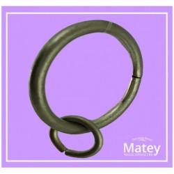 ARGOLLA DE ALAMBRE DE ACERO DE 53MM COLOR ORO VIEJO PARA TUBO DE 32MM