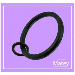 ARGOLLA DE ALAMBRE DE ACERO DE 53MM COLOR NEGRO PARA TUBO DE 32MM