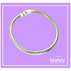 ARGOLLA ARTICULADA DE ACERO DE 50MM CROMADA PARA TUBO DE 38MM