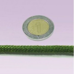 Cordon 6 mm liso verde