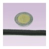 Cordon 8 mm liso negro