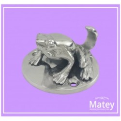 PERCHERO RANA EN ALUMINIO PULIDO