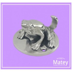 PERCHERO RANA EN ALUMINIO PULIDO