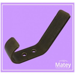 PERCHERO COLONIAL DOBLE EN COLOR ORO VIEJO