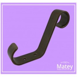 PERCHERO COLONIAL CON SOPORTE PARA TOALLERO DE 25MM EN COLOR ORO VIEJO