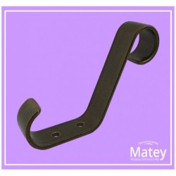 PERCHERO COLONIAL CON SOPORTE PARA TOALLERO DE 25MM EN COLOR ORO VIEJO