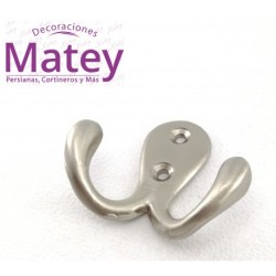 PERCHERO DOBLE DE GOTAEN COLOR SATIN.