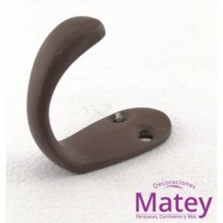 GANCHO REFORZADO COLOR CAFE MATE.