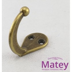 PERCHERO SENCILLO COLOR ORO VIEJO DE HANDY HOME.