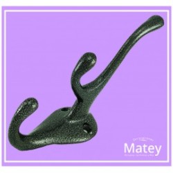 GANCHO PERCHERO TRIPLE TIPO ZAMACK 1024 EN ALUMINIO