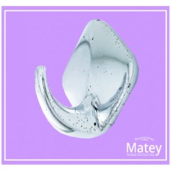 PERCHERO SENCILLO ROMBOIDE EN ALUMINIO PULIDO