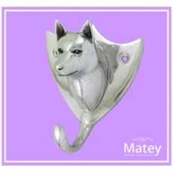 PERCHERO HUSKY EN ALUMINIO PULIDO