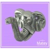 PERCHERO ELEFANTE EN ALUMINIO PULIDO